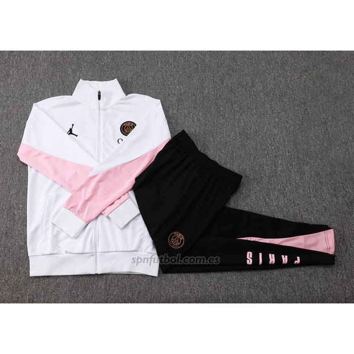 Chandal de Chaqueta del Paris Saint-Germain Jordan Nino 2024-2025 Blanco